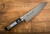 Nóż Masahiro BWH Santoku 17 cm black pakkawood MBS-26